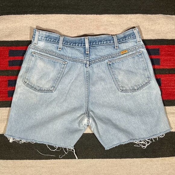 36w VTG USA 80s Rustler Cutoffs - Picture 3 of 11